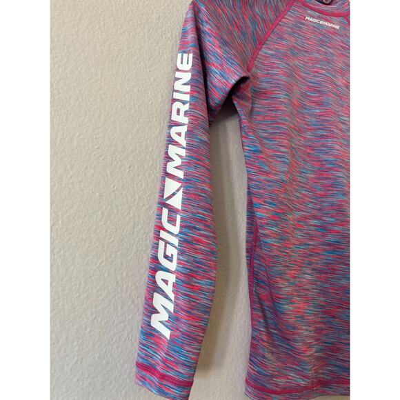 Magic Marine Womens Cube Long Sleeve Rashvest Top - Picture 6 of 12